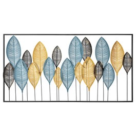 Wallity Zevahir 4 - Escultura de pared de metal multicolor